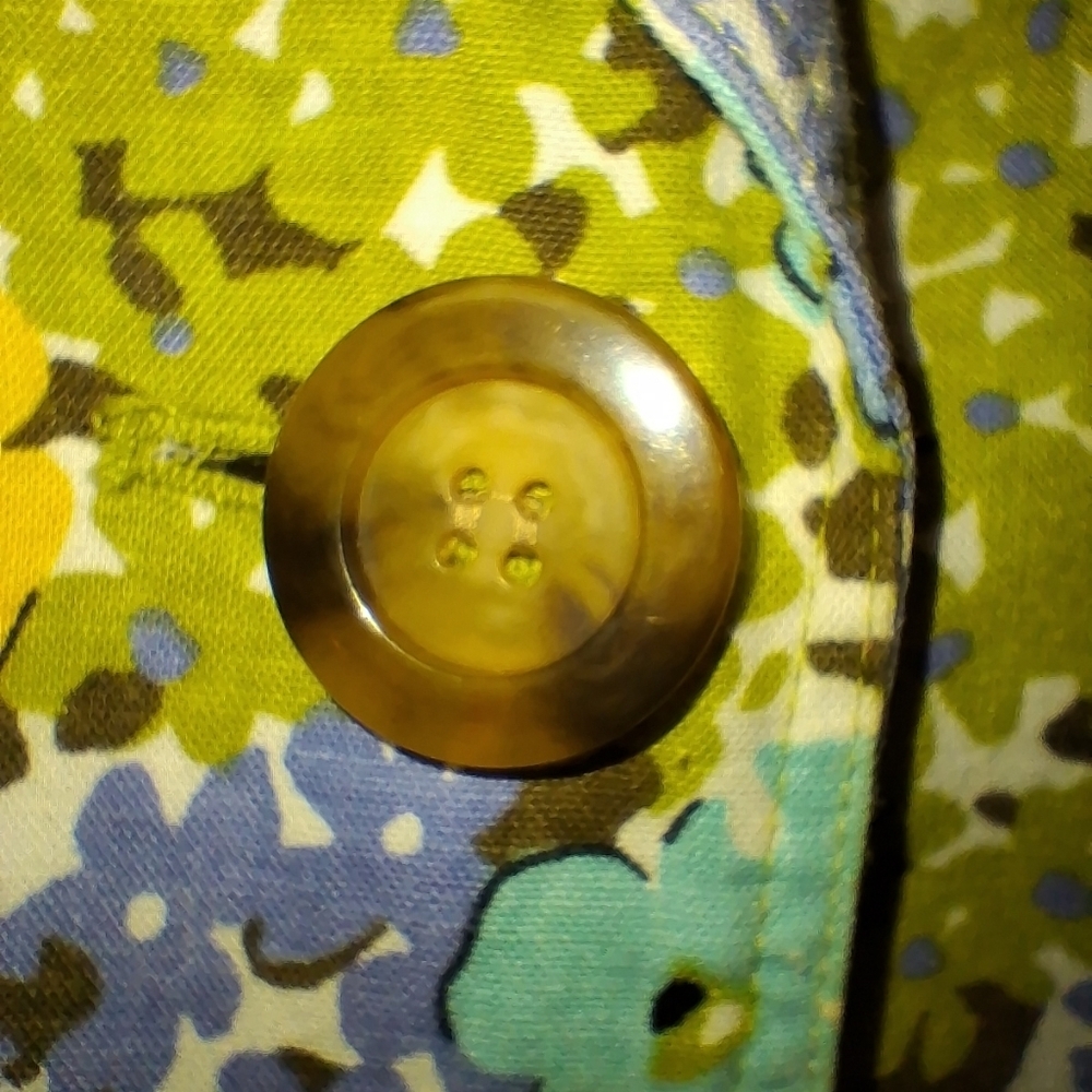 Requirements Linen Blend Multicolor Floral Blazer In A Ladies Size Small. EUC - Picture 3 of 7